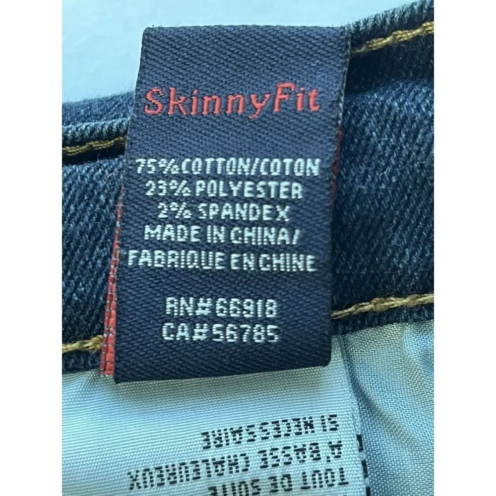 Phat Farm Men's Skinny Fit Stretch Jeans‎ Dark Wash Sz 38x32